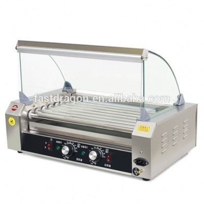 Fully automatic Taiwan hot dog machine home desktop with door grilled ham sausage machine small