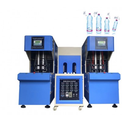 Pet semi-automatic bottle blowing machine 500ml-2l mineral water bottle blowing machine